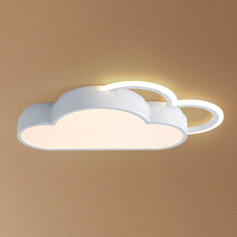 Cloud inbouwplafondlampen 1-lichts acryl Noordse inbouwlamp