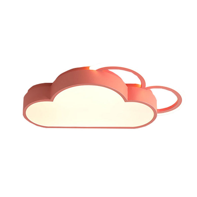 Cloud inbouwplafondlampen 1-lichts acryl Noordse inbouwlamp