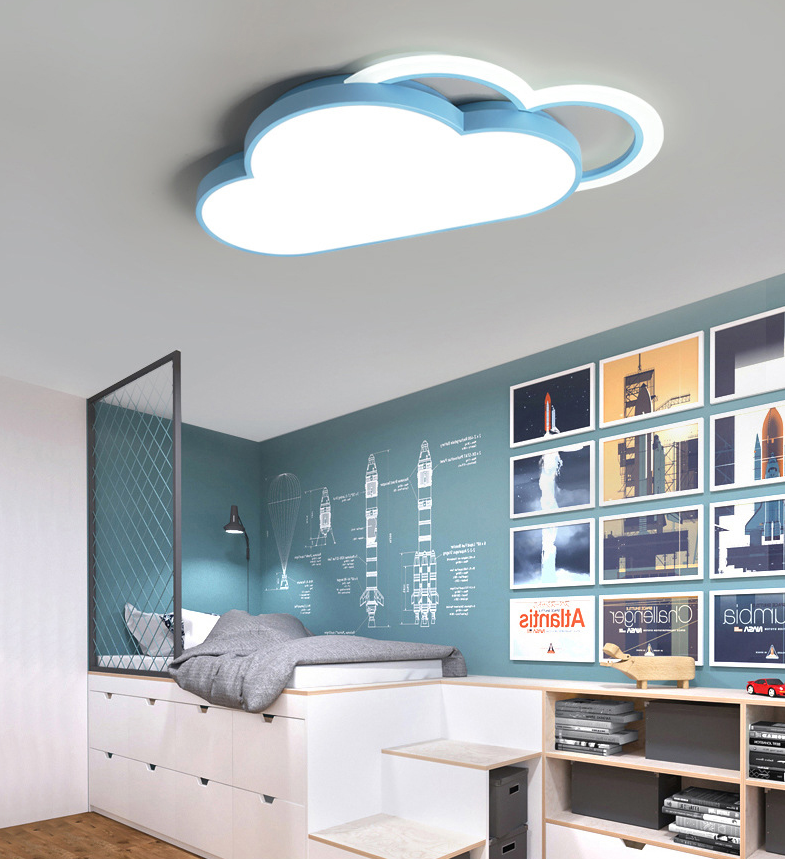 Cloud inbouwplafondlampen 1-lichts acryl Noordse inbouwlamp