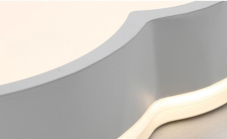 Luz de techo de montaje en la nube 1 Luz de techo de montaje nórdico de acrílico ligero de acrílico para dormitorio