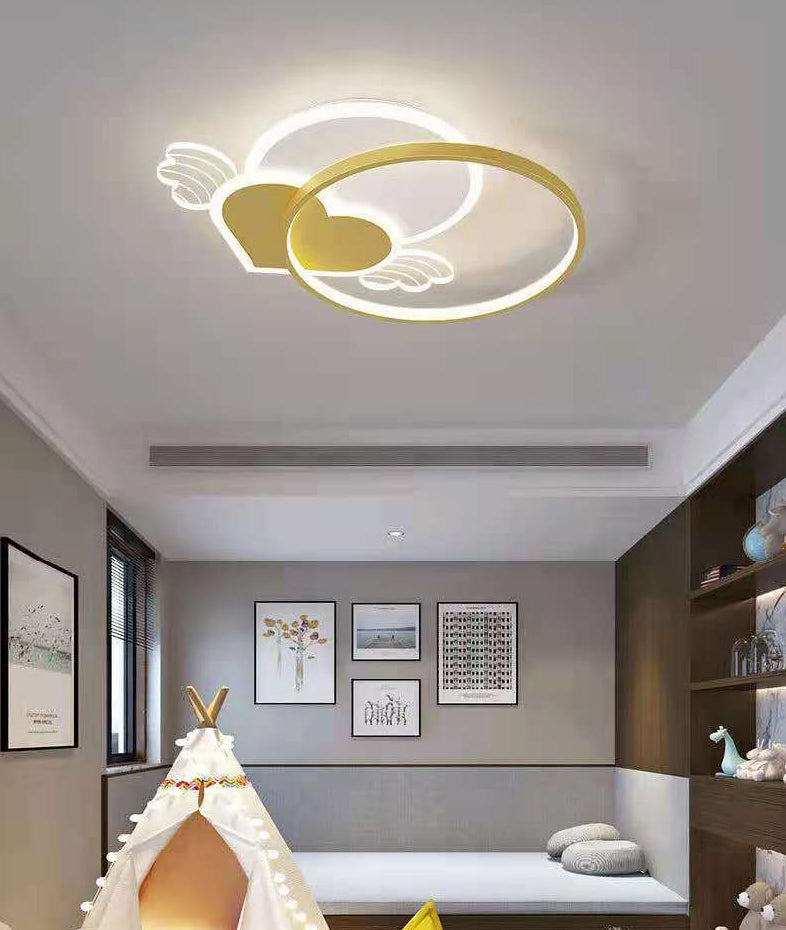 Ange encastré plafonnier moderniste acrylique chambre à coucher encastré plafonnier