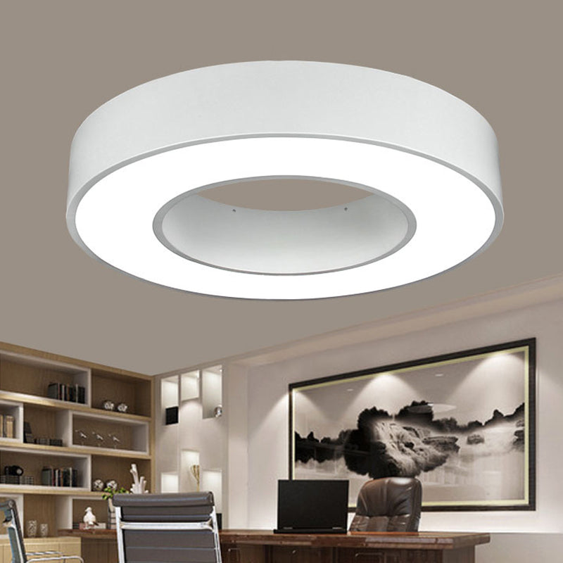 Circolare Flush Monte Light Fixtures Moderno Acrilico Flush Light