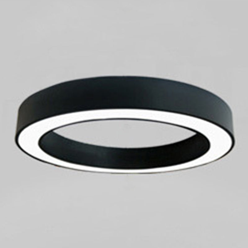 Circolare Flush Monte Light Fixtures Moderno Acrilico Flush Light
