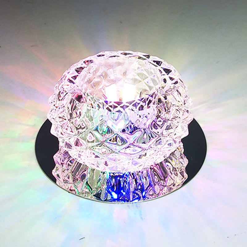 Modern Globe Ceiling Flush Mount Lights Crystal Ceiling Lights