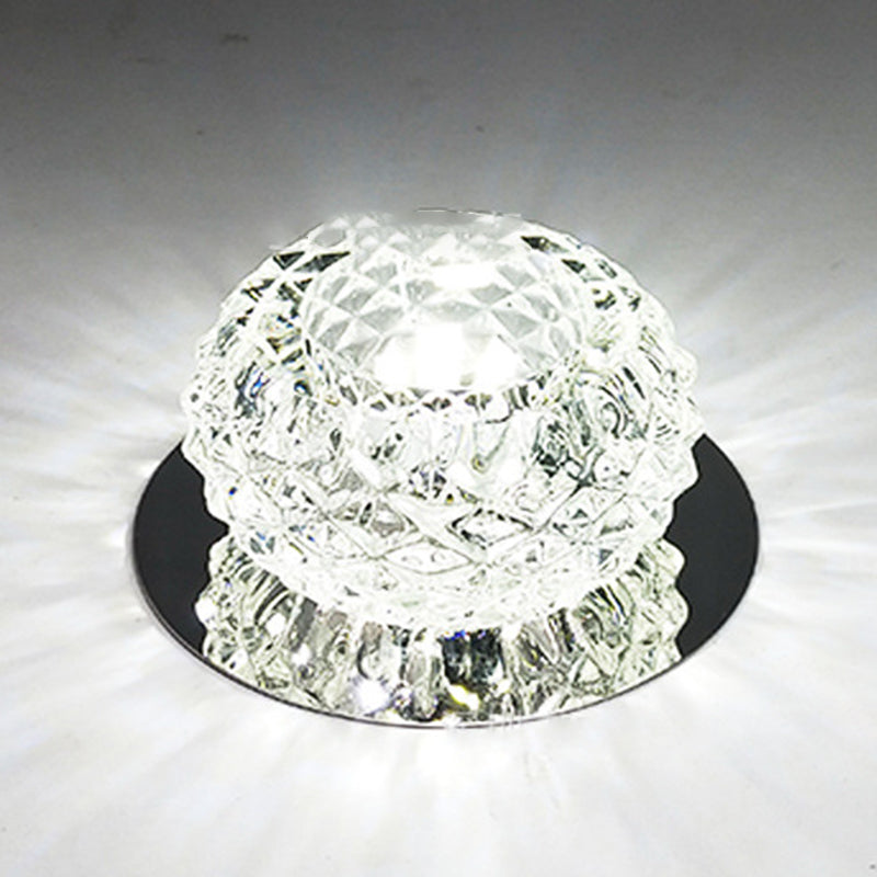 Modern Globe Ceiling Flush Mount Lights Crystal Ceiling Lights