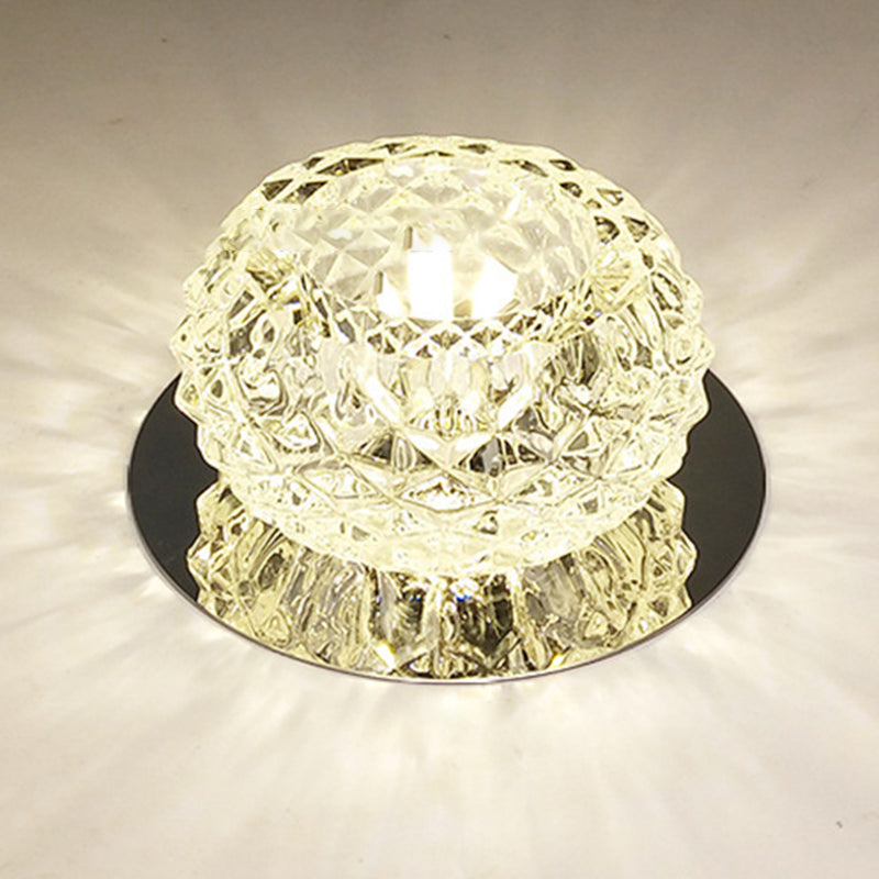Modern Globe Ceiling Flush Mount Lights Crystal Ceiling Lights