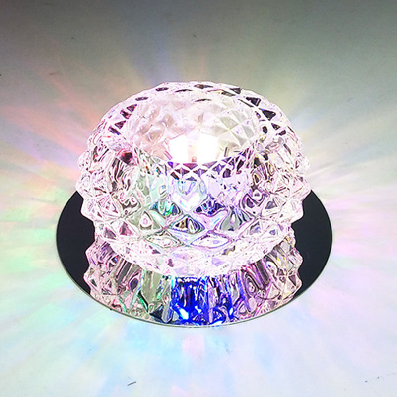 Modern Globe Ceiling Flush Mount Lights Crystal Ceiling Lights