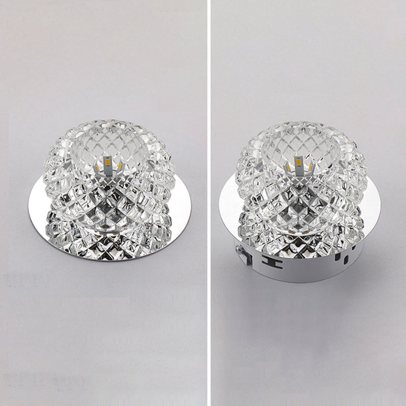 Modern Globe Ceiling Flush Mount Lights Crystal Ceiling Lights