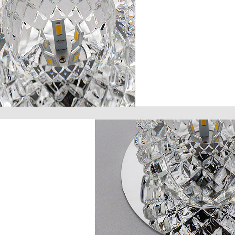 Modern Globe Ceiling Flush Mount Lights Crystal Ceiling Lights