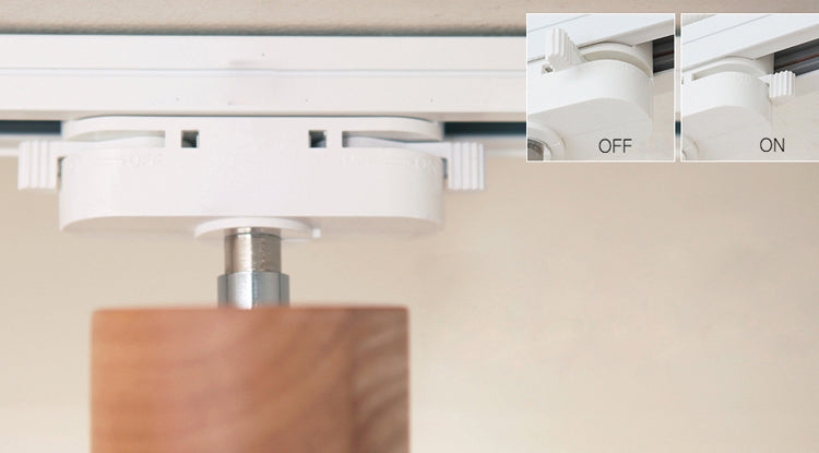 Iluminación LED sobre riel de estilo japonés, luz semiempotrada cilíndrica de madera maciza para el hogar, sala de estar y tienda de ropa, tienda comercial