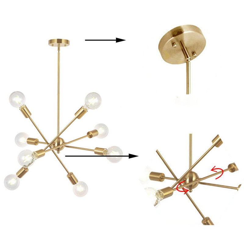 Luz de diseño de 8 luces de diseño de bombas