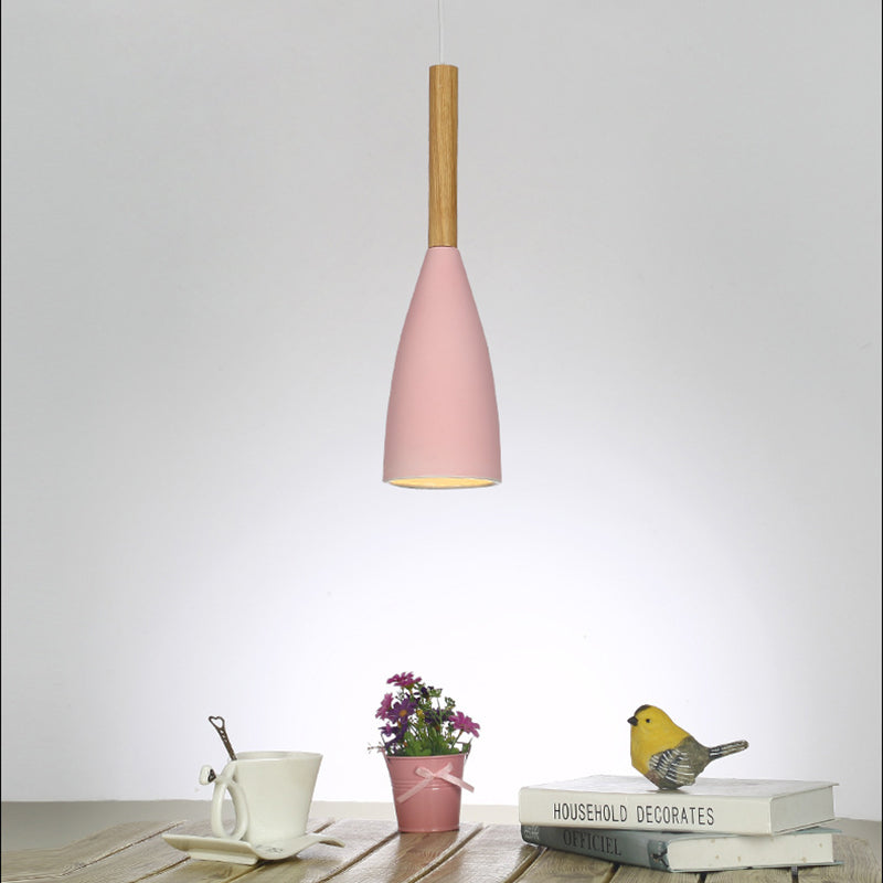 Modern Conical Pendant Ceiling Lights Metal 1 Light Pendant