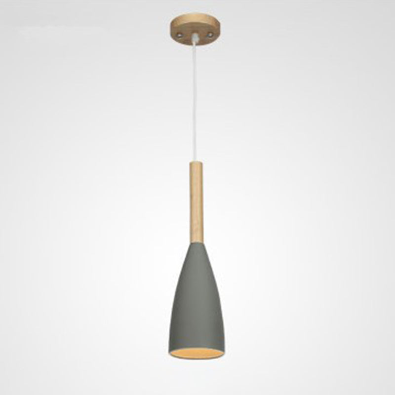 Modern Conical Pendant Ceiling Lights Metal 1 Light Pendant