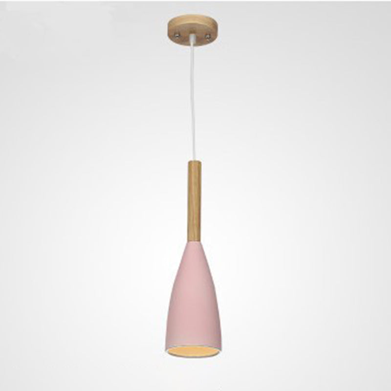 Modern Conical Pendant Ceiling Lights Metal 1 Light Pendant