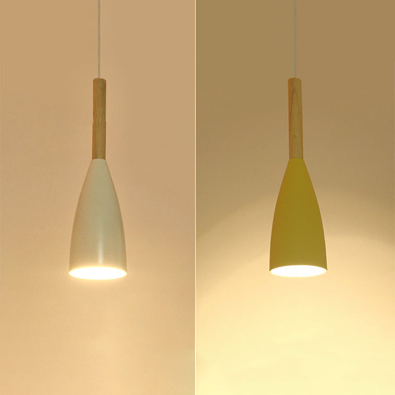 Modern Conical Pendant Ceiling Lights Metal 1 Light Pendant