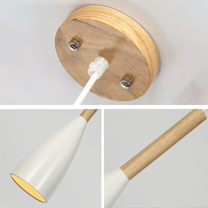 Modern Conical Pendant Ceiling Lights Metal 1 Light Pendant