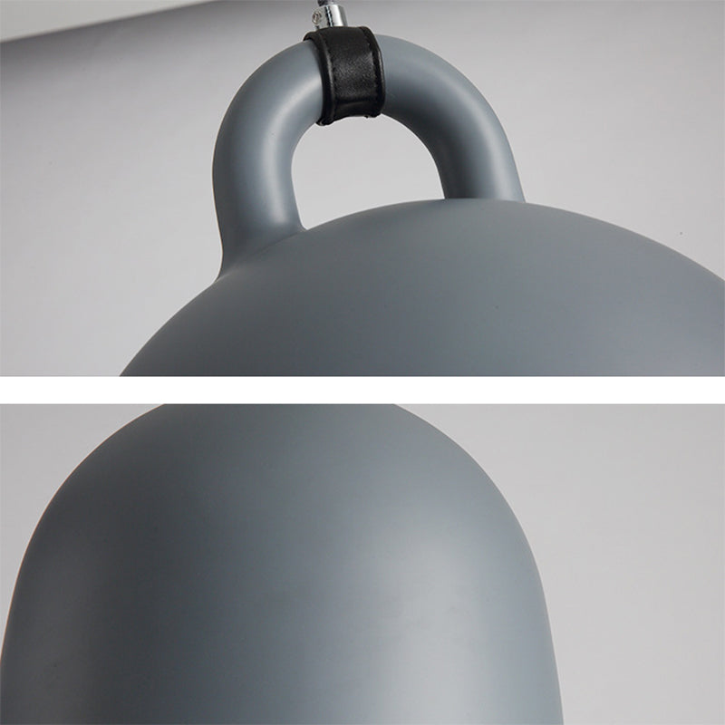 Resina de macarrones de estilo nórdico lámpara colgante de hojas de mano con forma de accesorio de iluminación de suspensión de 1 luces para dormitorio