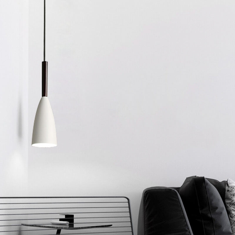 Ultra-moderne sich verjüngte Anhänger-Beleuchtungskörper metallische Hanglampe mit Hangschnur für das Restaurant