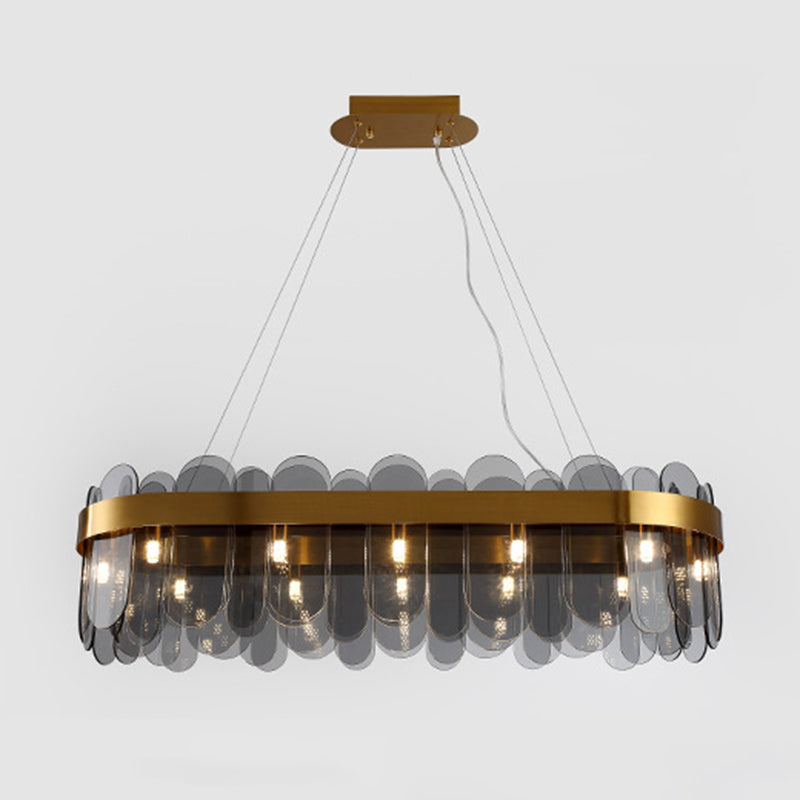 31,5 "lunghezza Style Nordic Isola Light Simplicity Glass Lighting Secondo Sala da pranzo