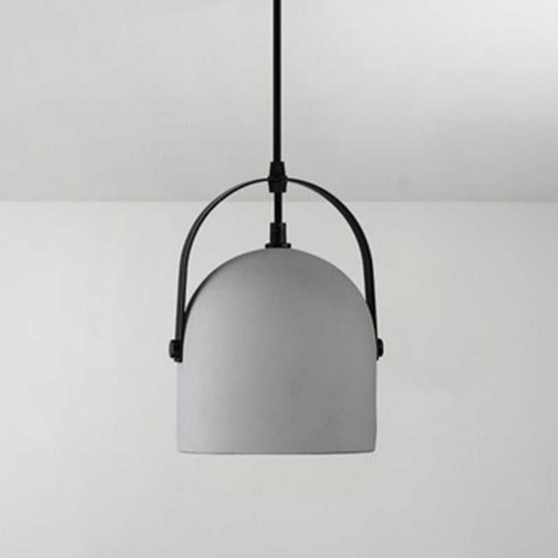 Zement -Anhänger -Deckenlichter mit Schatten moderner 1 leichter Anhängerlampe