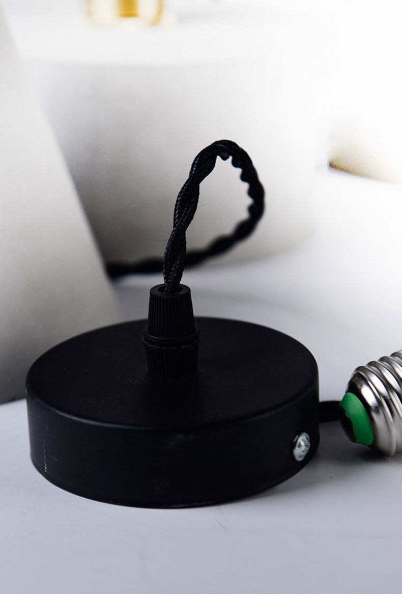 Luces de techo colgante de 1 luces con lámpara colgante de cemento moderna