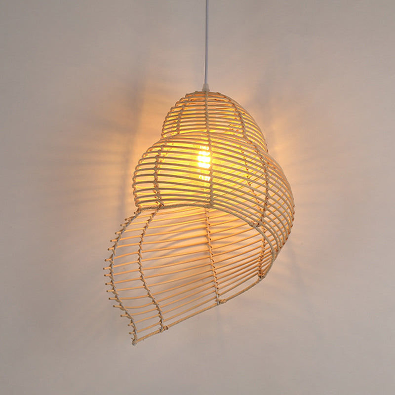 Chinesische Anhänger Beleuchtungskörper Rattan Hanges Licht mit hängenden Kabel für das Restaurant