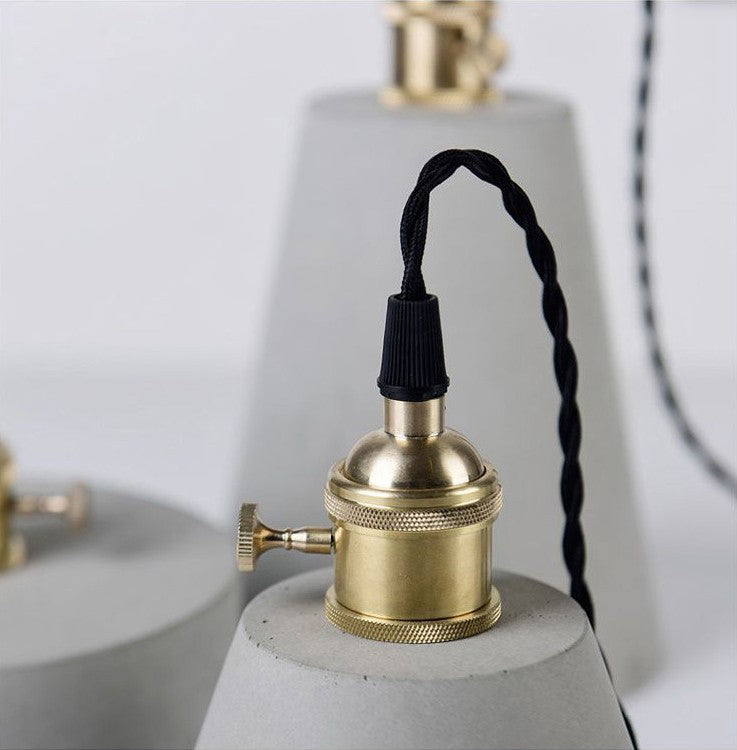 Luci a soffitto a sospensione cemento con tonalità moderna 1 ciondolo luce