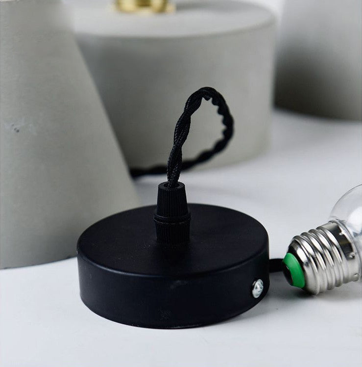 Luci a soffitto a sospensione cemento con tonalità moderna 1 ciondolo luce