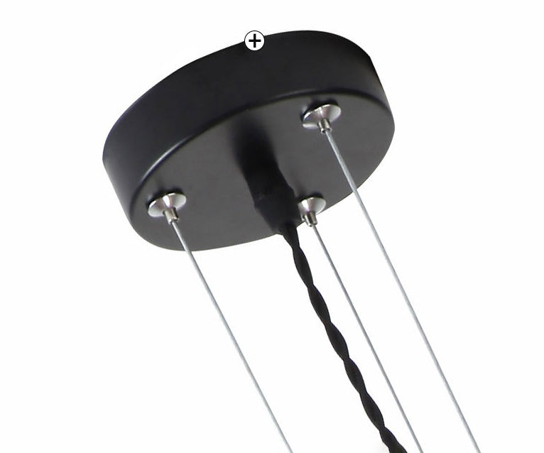 1 pendentif cylindrique léger moderne table de salle à manger en verre soufflé à la main