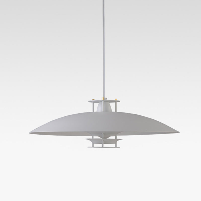 Fliegende Untertasse Metall hängend hängendes nordisches moderne 1 hängende Lampe für Wohnzimmer