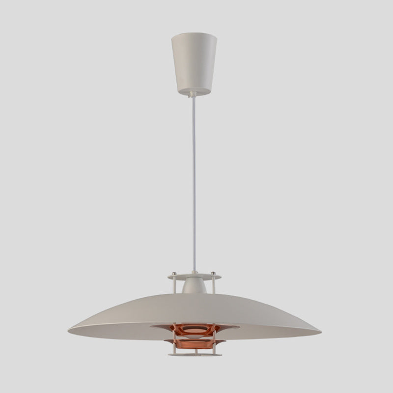 Fliegende Untertasse Metall hängend hängendes nordisches moderne 1 hängende Lampe für Wohnzimmer