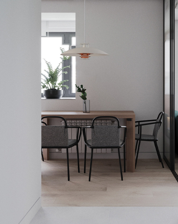 Fliegende Untertasse Metall hängend hängendes nordisches moderne 1 hängende Lampe für Wohnzimmer