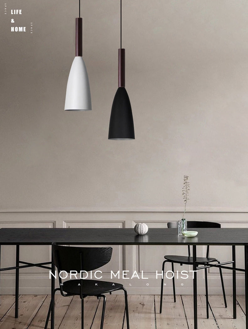 Ultra-moderne sich verjüngte Anhänger-Beleuchtungskörper metallische Hanglampe mit Hangschnur für das Restaurant