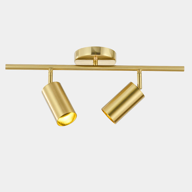 Golden Track Iluminación Moderna Ropa De Lujo Tienda De Ropa De Lujo Comercial Sala De Fondo De Fondo De Pared De Fondo Montado En El Hogar
