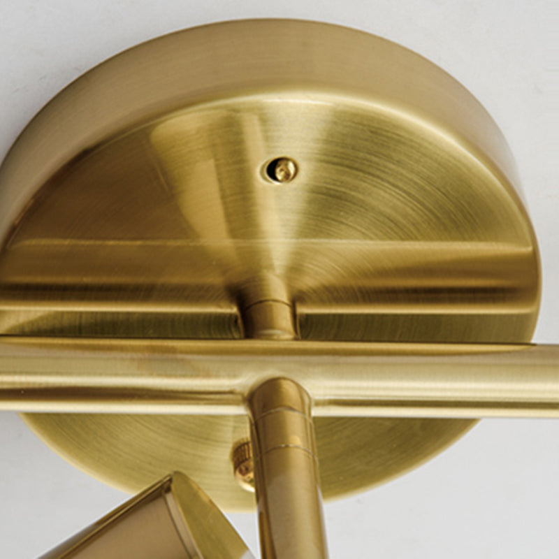 Gouden Spoor Verlichting Modern Licht Luxe Kleding Winkel Commerciële Woonkamer Achtergrond Muur Oppervlak Gemonteerd Huishouden Spotlight