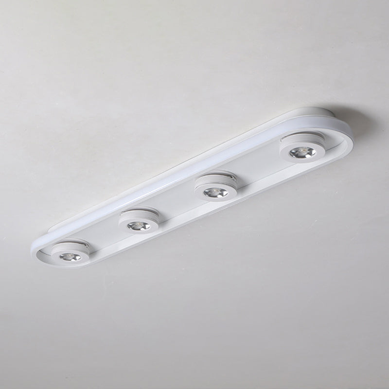 Plafonnier géométrique en métal, luminaire encastré à LED de Style moderne
