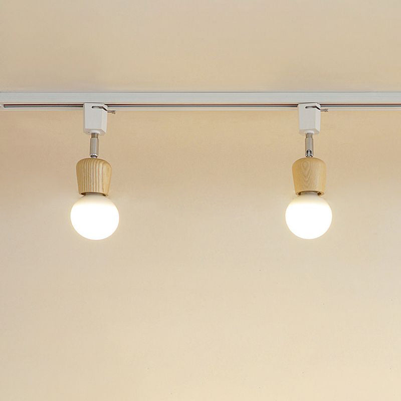 Japanse Stijl Solide Sood Track Licht Moderne Minimalistische Woonkamer Eetkamer Keuken Home Shop Commerciële Spotlight