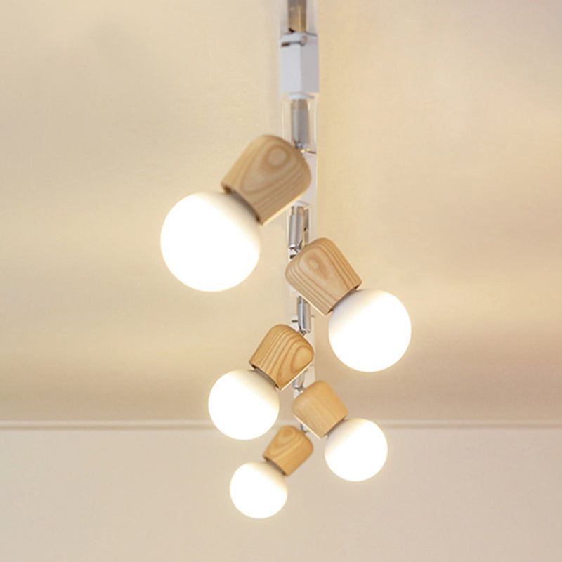 Japanse Stijl Solide Sood Track Licht Moderne Minimalistische Woonkamer Eetkamer Keuken Home Shop Commerciële Spotlight