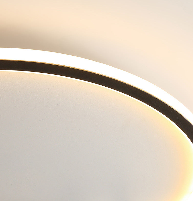 Eenvoud-Stijl Cirkel Flush Mount Verlichting Metaal LED Slaapkamer Plafond Licht Profiel