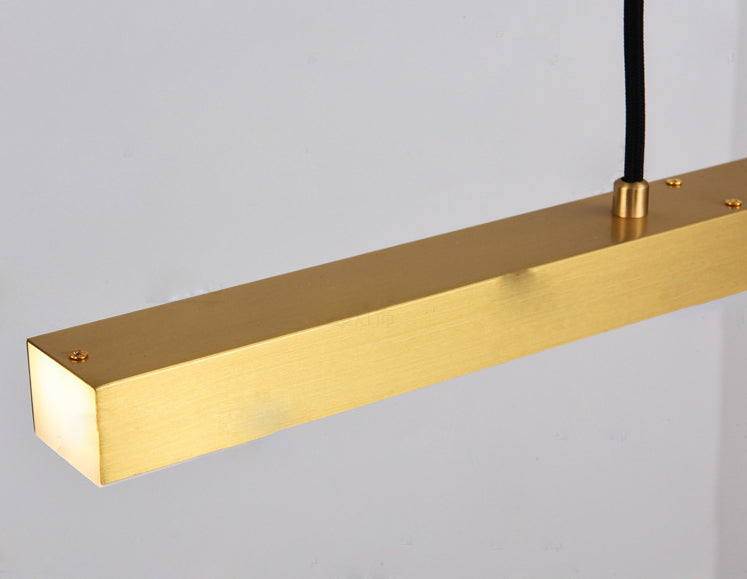 Linear Over Island Lighting Metal Modern Simplicity Hanging Island Lights for Restaurant