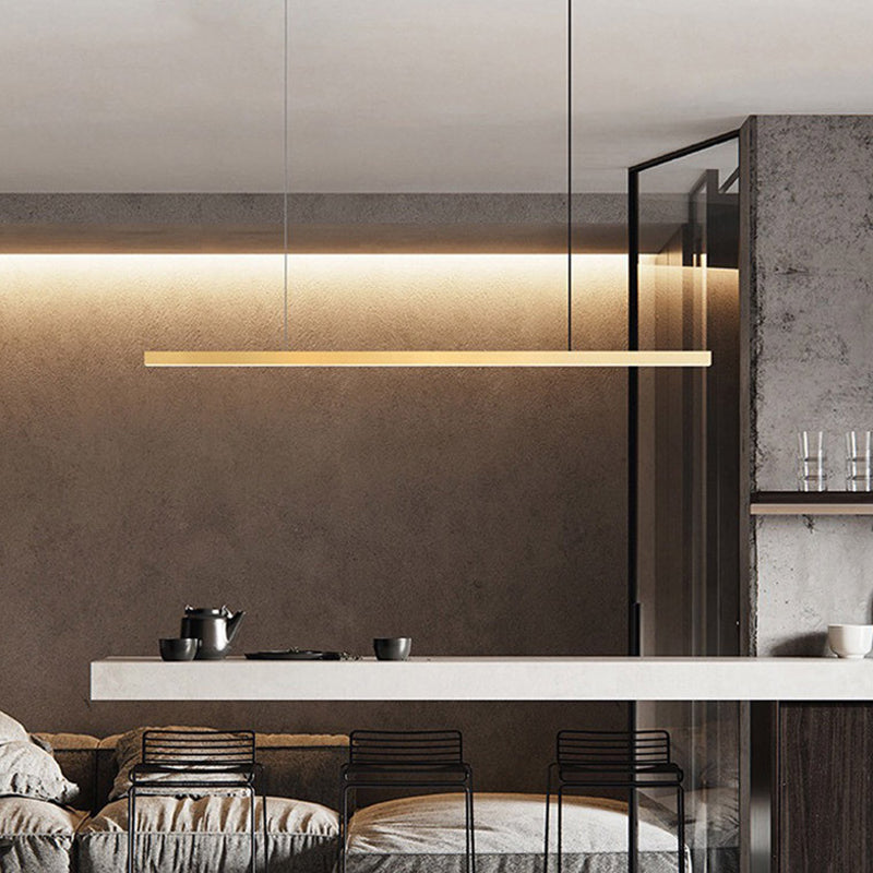 Linear Isola Lighting Acrilic Contemporary Simplicity Fishings a sospensione per il ristorante