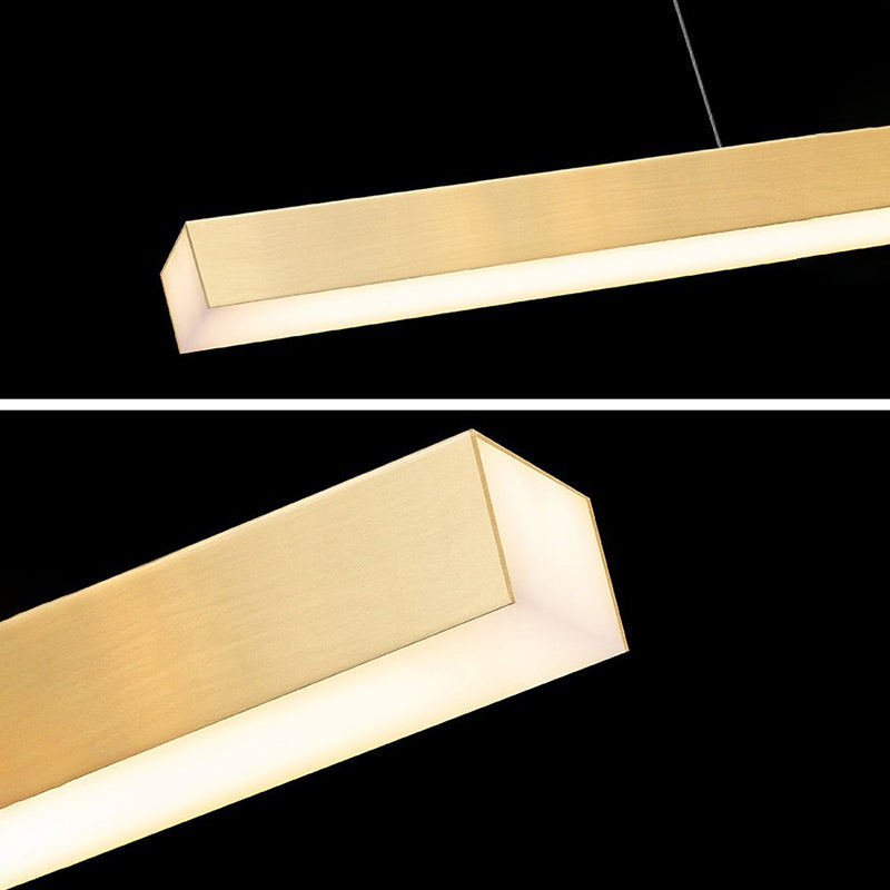 Linear Isola Lighting Acrilic Contemporary Simplicity Fishings a sospensione per il ristorante