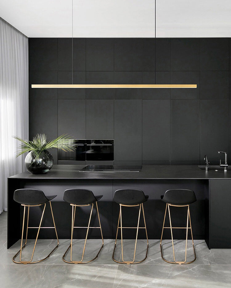 Linear Isola Lighting Acrilic Contemporary Simplicity Fishings a sospensione per il ristorante
