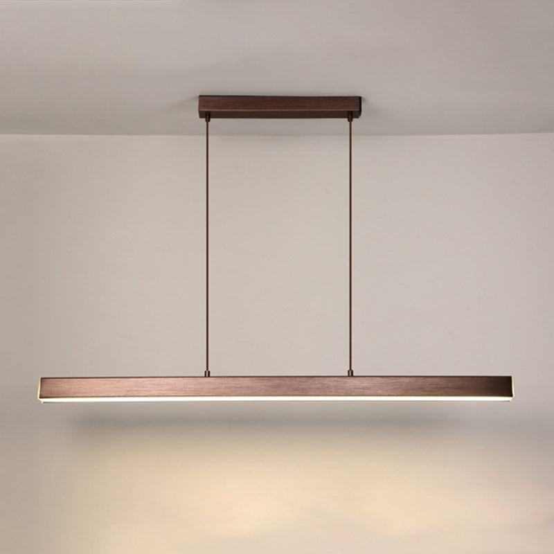 Rectangle Island Chandelier Lights Contemporary Acrylic Chandelier Lighting Fixtures for Dining Table