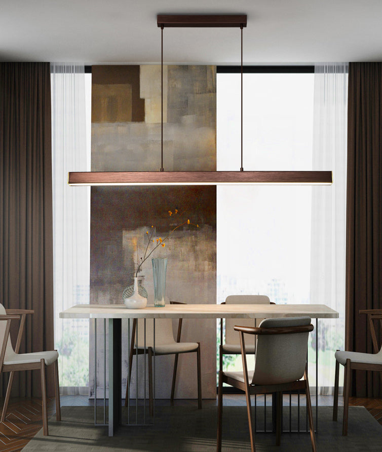 Rectangle Island Chandelier Lights Contemporary Acrylic Chandelier Lighting Fixtures for Dining Table