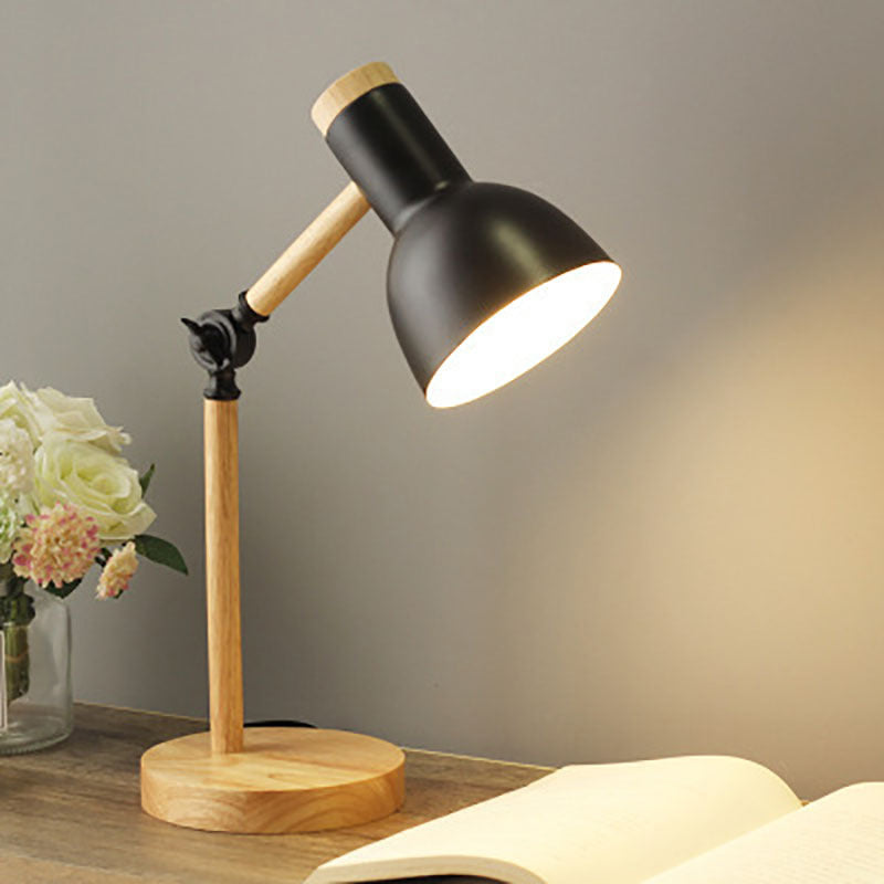 Modern Dome Nightstand Lamp Metal 1 Light Table Light