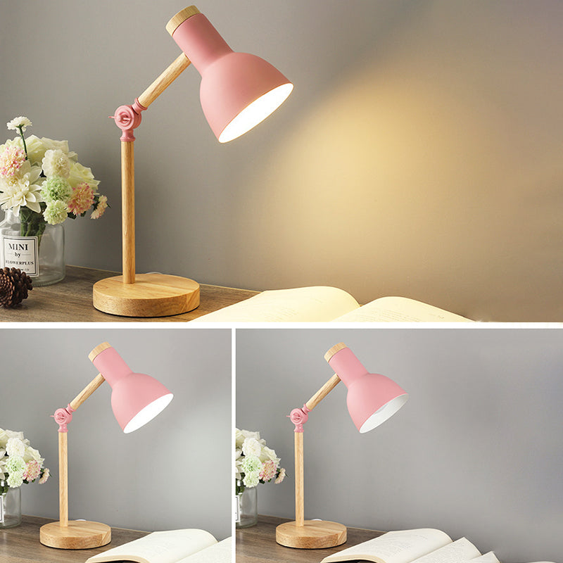 Modern Dome Nightstand Lamp Metal 1 Light Table Light