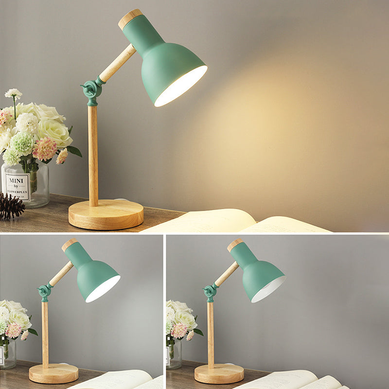 Modern Dome Nightstand Lamp Metal 1 Light Table Light