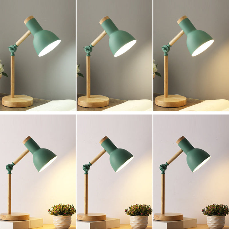Modern Dome Nightstand Lamp Metal 1 Light Table Light