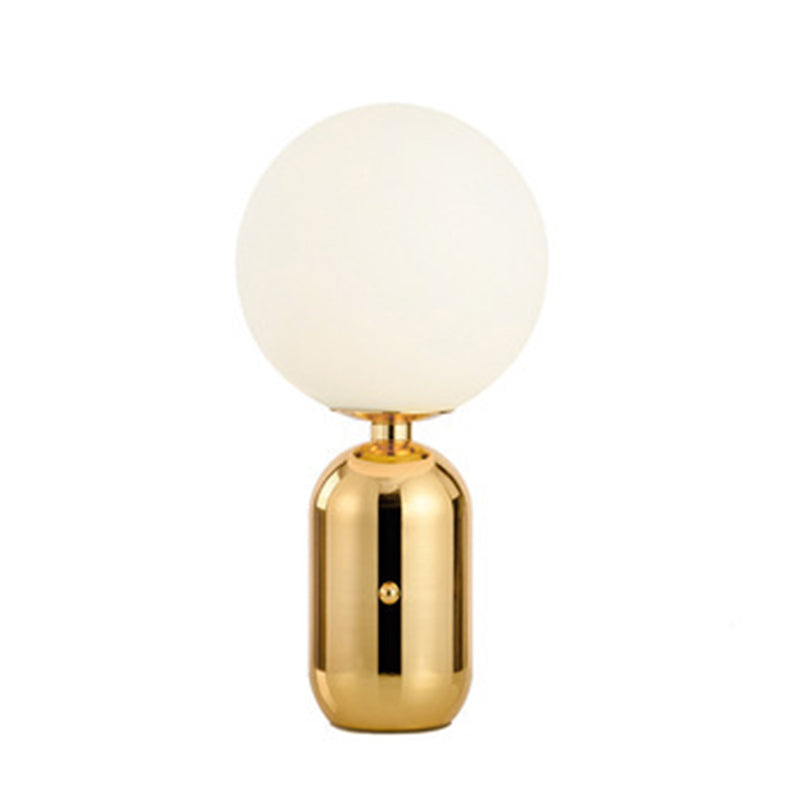 Glass Spherical Table Light Modern 1 Light Table Lamp